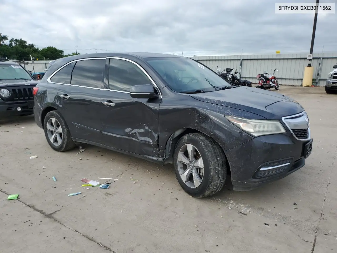 2014 Acura Mdx VIN: 5FRYD3H2XEB011562 Lot: 56103115