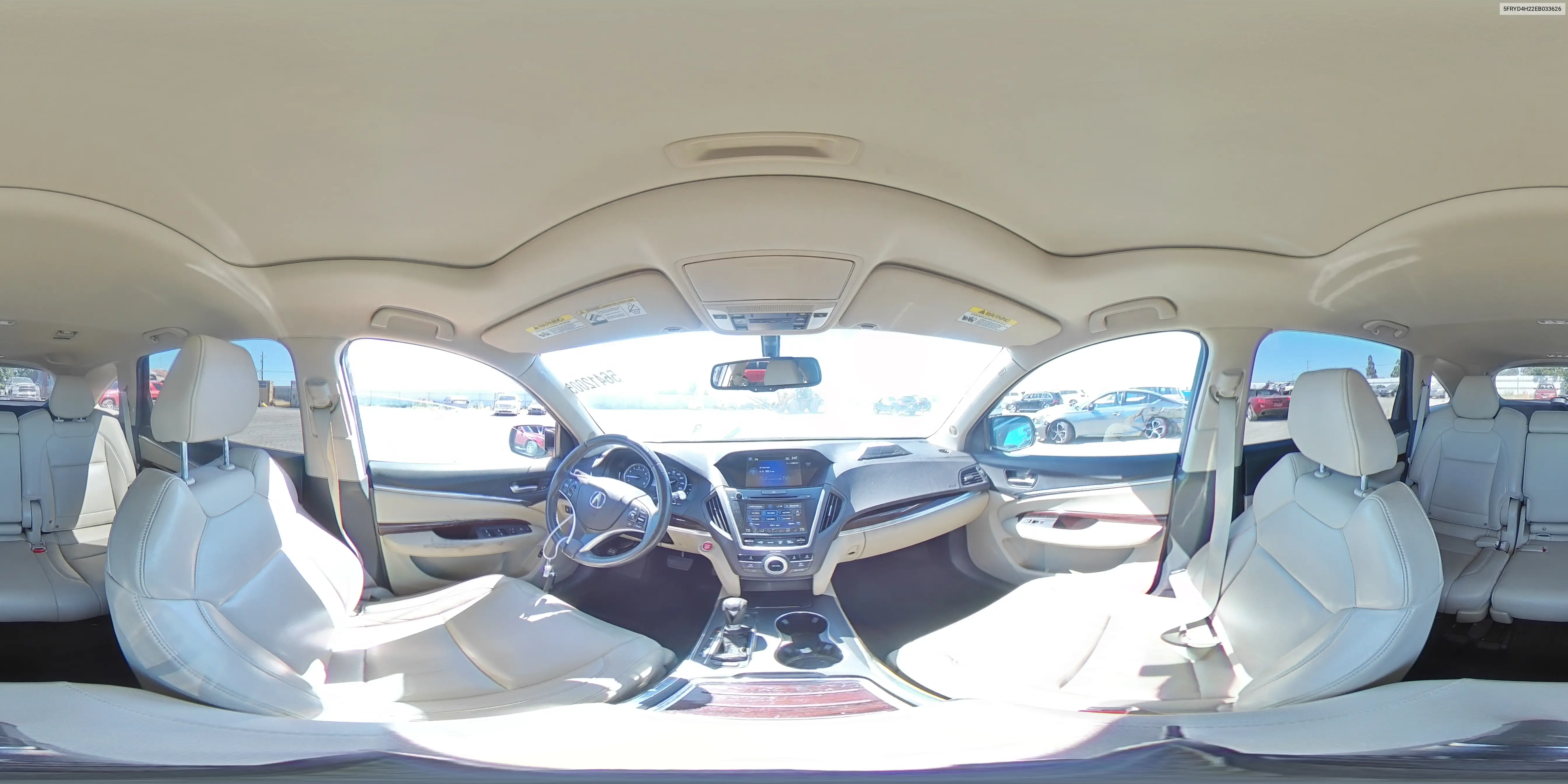 2014 Acura Mdx VIN: 5FRYD4H22EB033626 Lot: 56412005