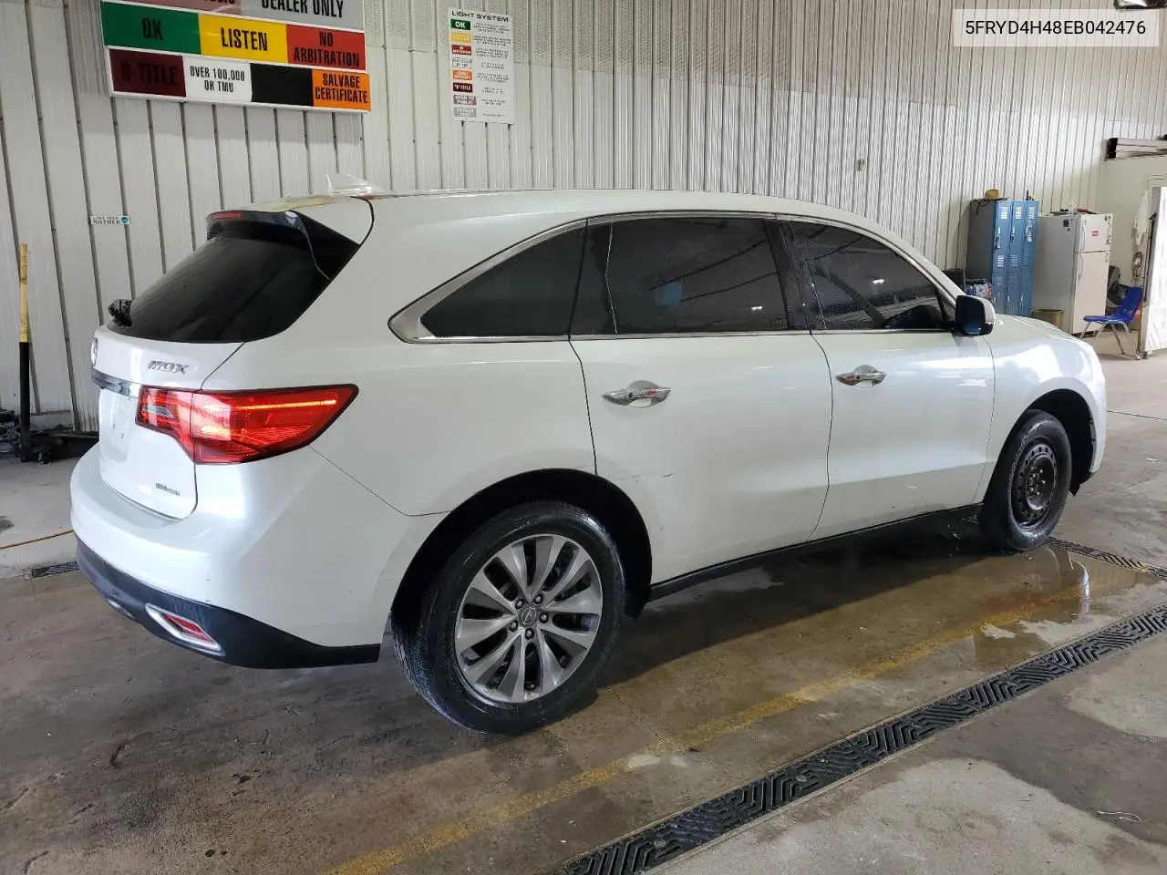 2014 Acura Mdx Technology VIN: 5FRYD4H48EB042476 Lot: 56474755