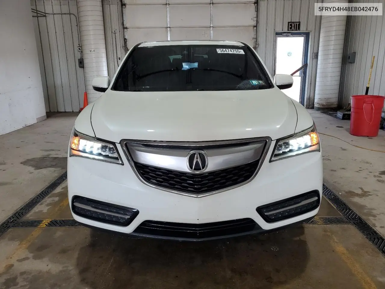 2014 Acura Mdx Technology VIN: 5FRYD4H48EB042476 Lot: 56474755