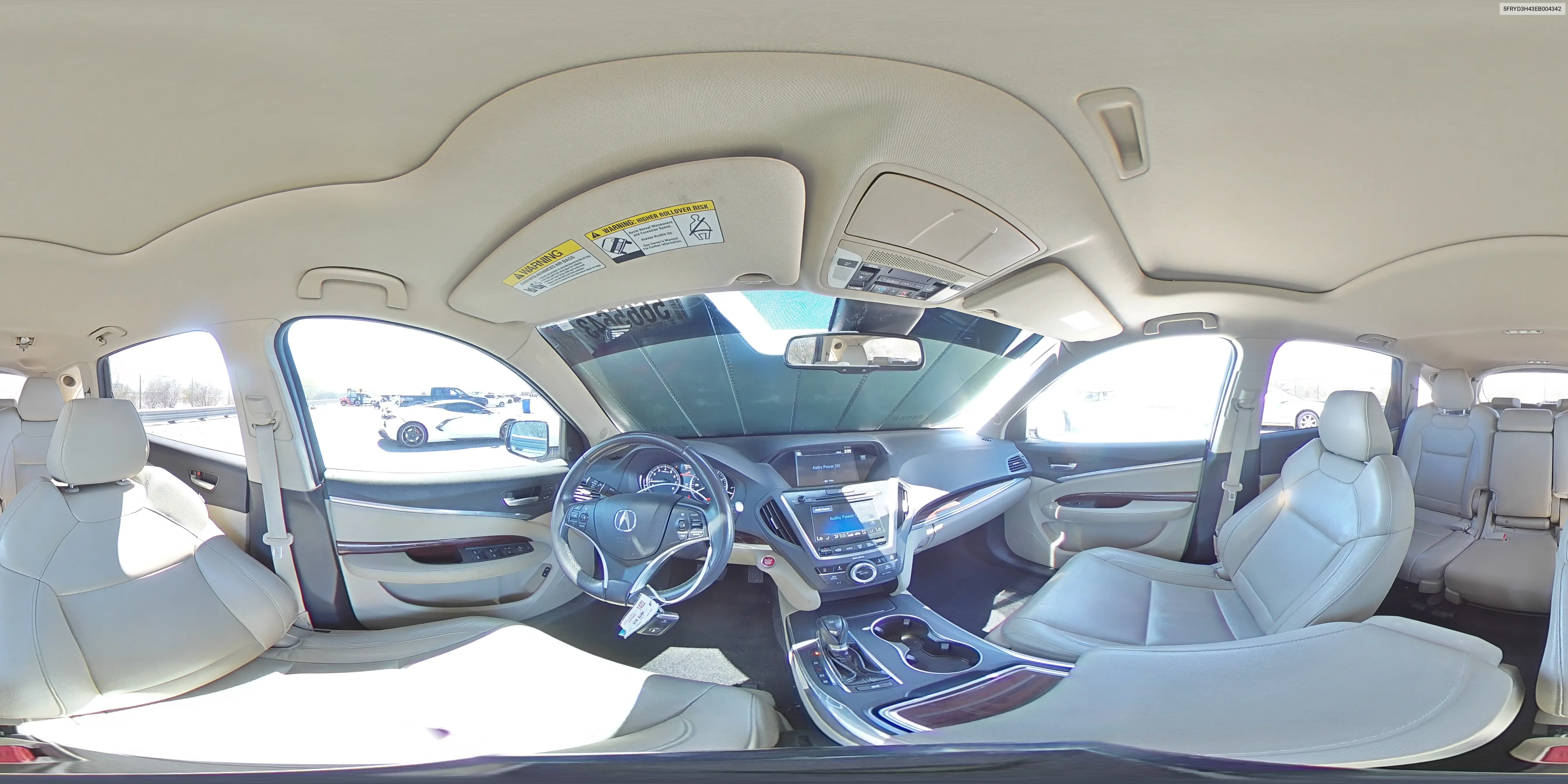 2014 Acura Mdx Technology VIN: 5FRYD3H43EB004342 Lot: 56656435