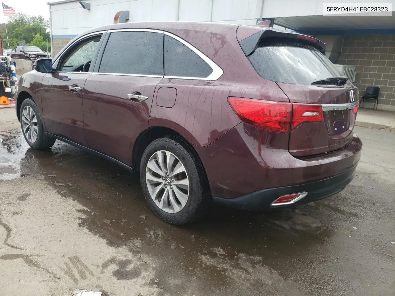 2014 Acura Mdx Technology VIN: 5FRYD4H41EB028323 Lot: 56938365