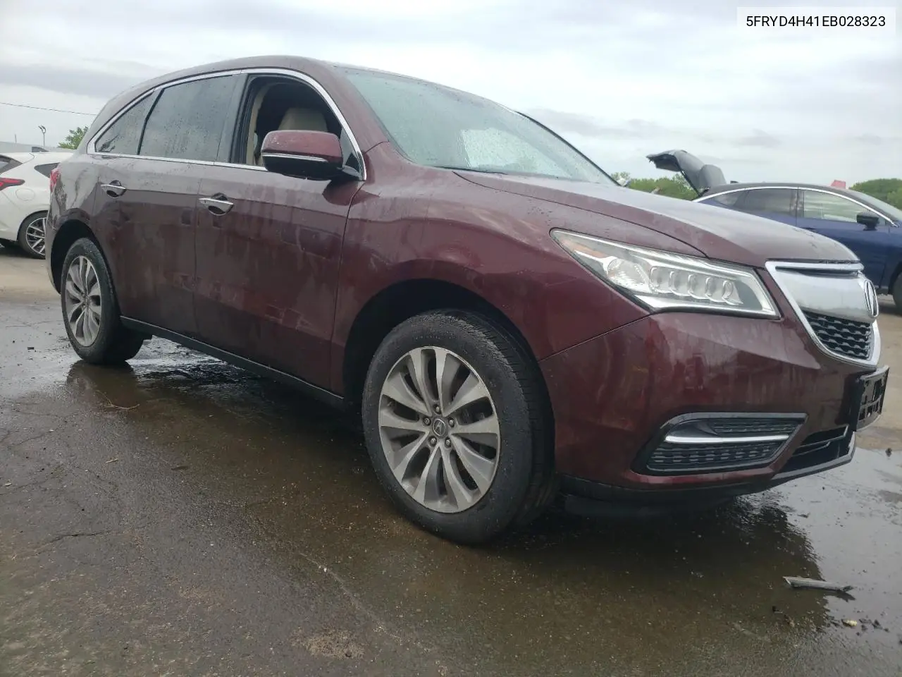 2014 Acura Mdx Technology VIN: 5FRYD4H41EB028323 Lot: 56938365