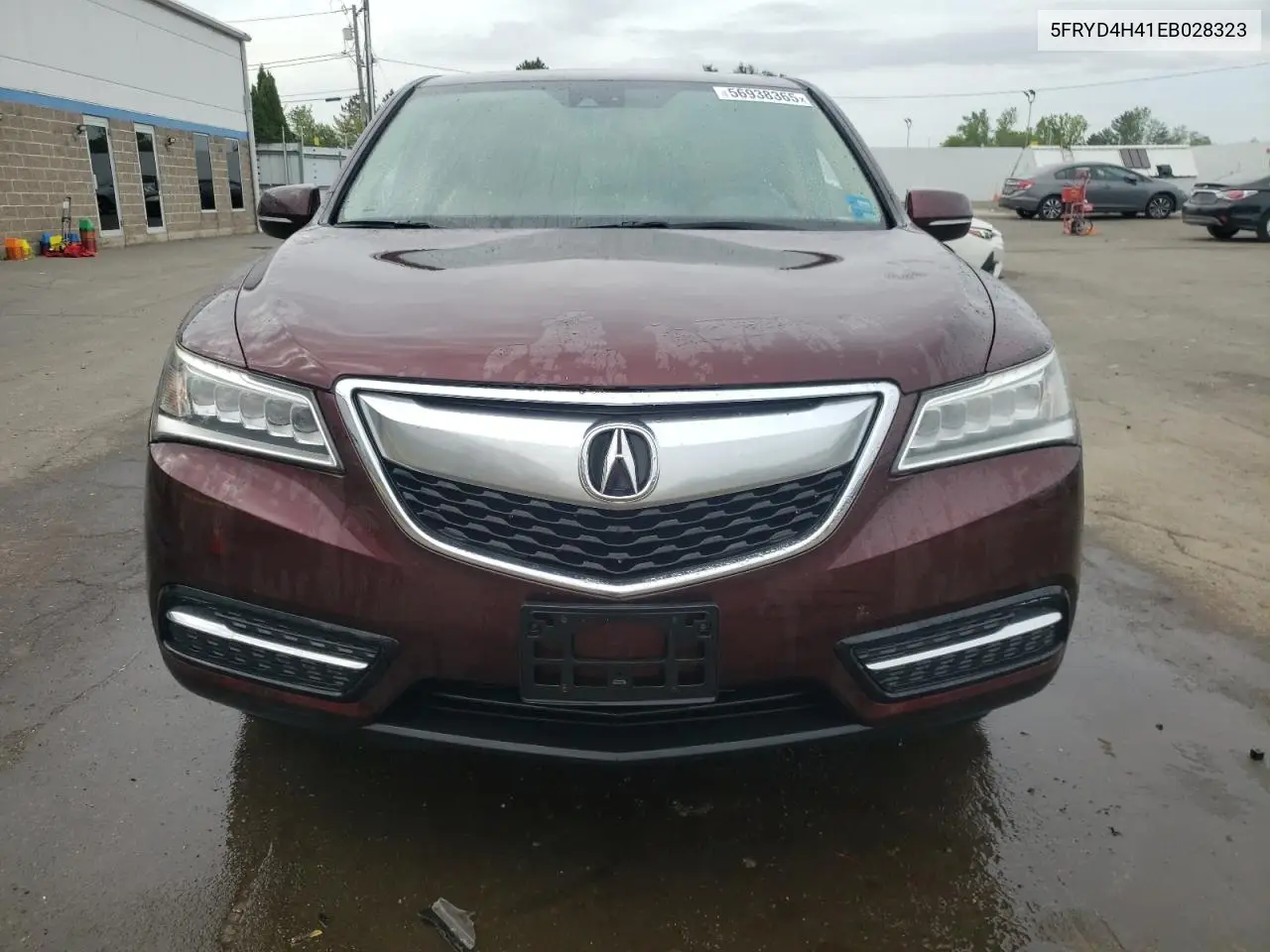 2014 Acura Mdx Technology VIN: 5FRYD4H41EB028323 Lot: 56938365