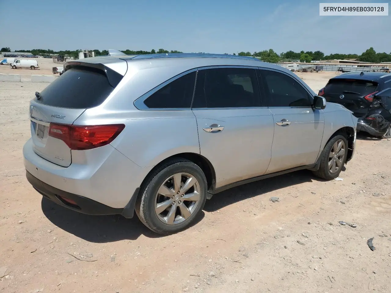 2014 Acura Mdx Advance VIN: 5FRYD4H89EB030128 Lot: 57076625