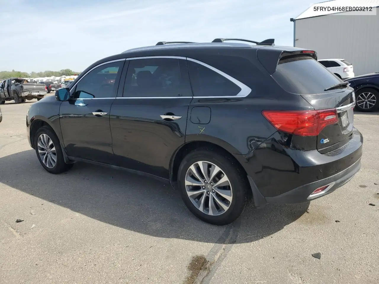 2014 Acura Mdx Technology VIN: 5FRYD4H68EB003212 Lot: 57094285