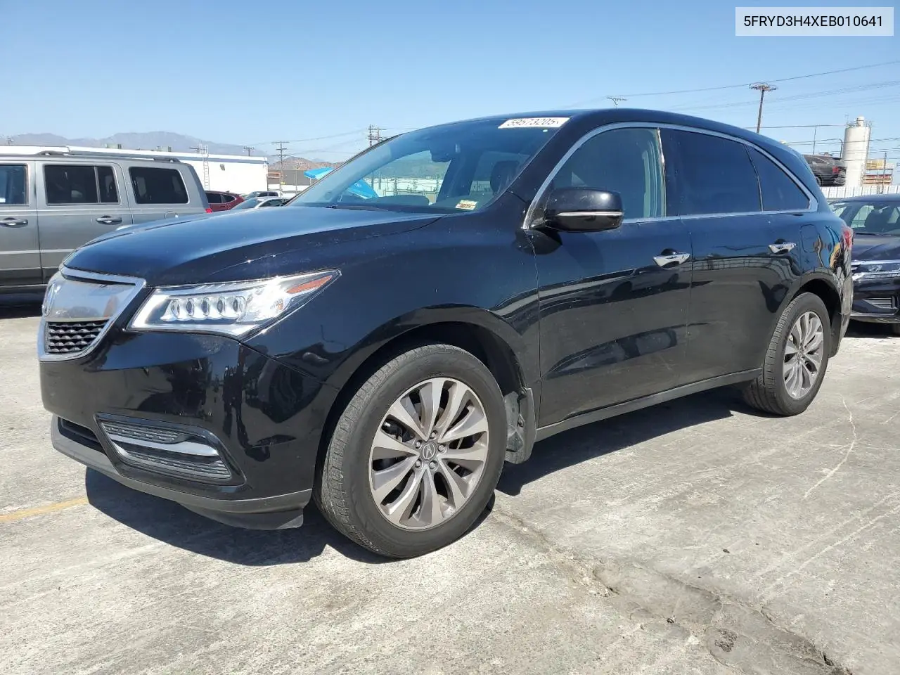 2014 Acura Mdx Technology VIN: 5FRYD3H4XEB010641 Lot: 59573205