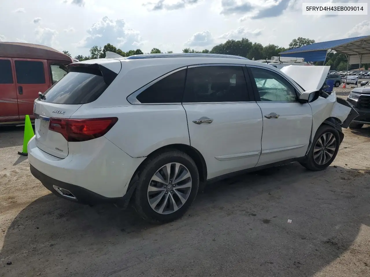 2014 Acura Mdx Technology VIN: 5FRYD4H43EB009014 Lot: 60549285