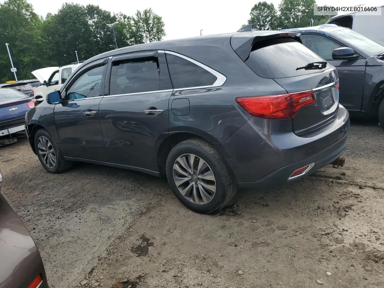 2014 Acura Mdx VIN: 5FRYD4H2XEB016606 Lot: 60623725
