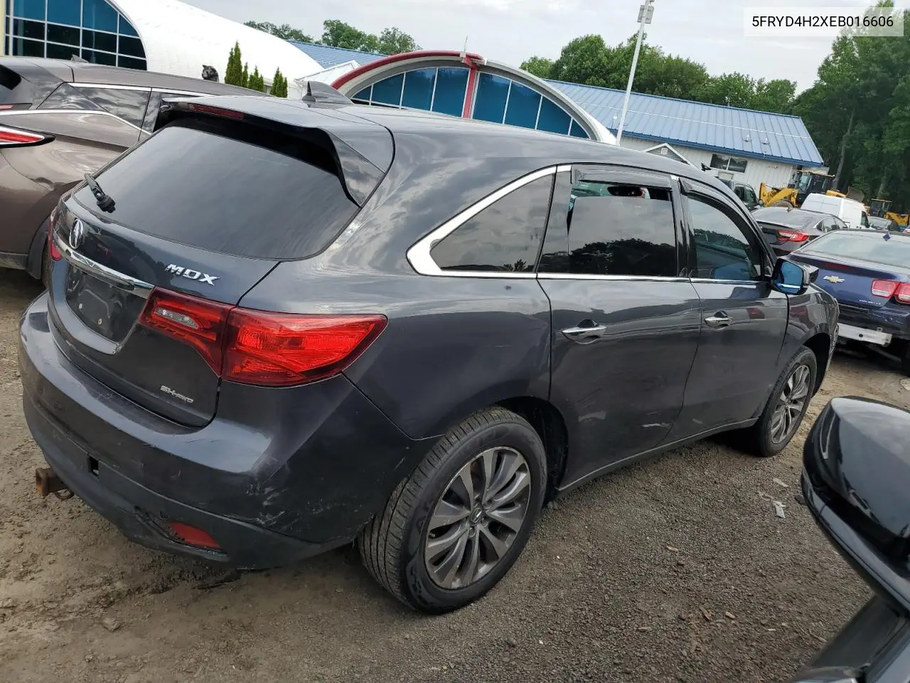 2014 Acura Mdx VIN: 5FRYD4H2XEB016606 Lot: 60623725
