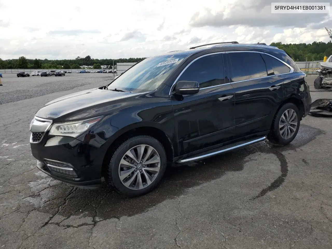 2014 Acura Mdx Technology VIN: 5FRYD4H41EB001381 Lot: 60638525