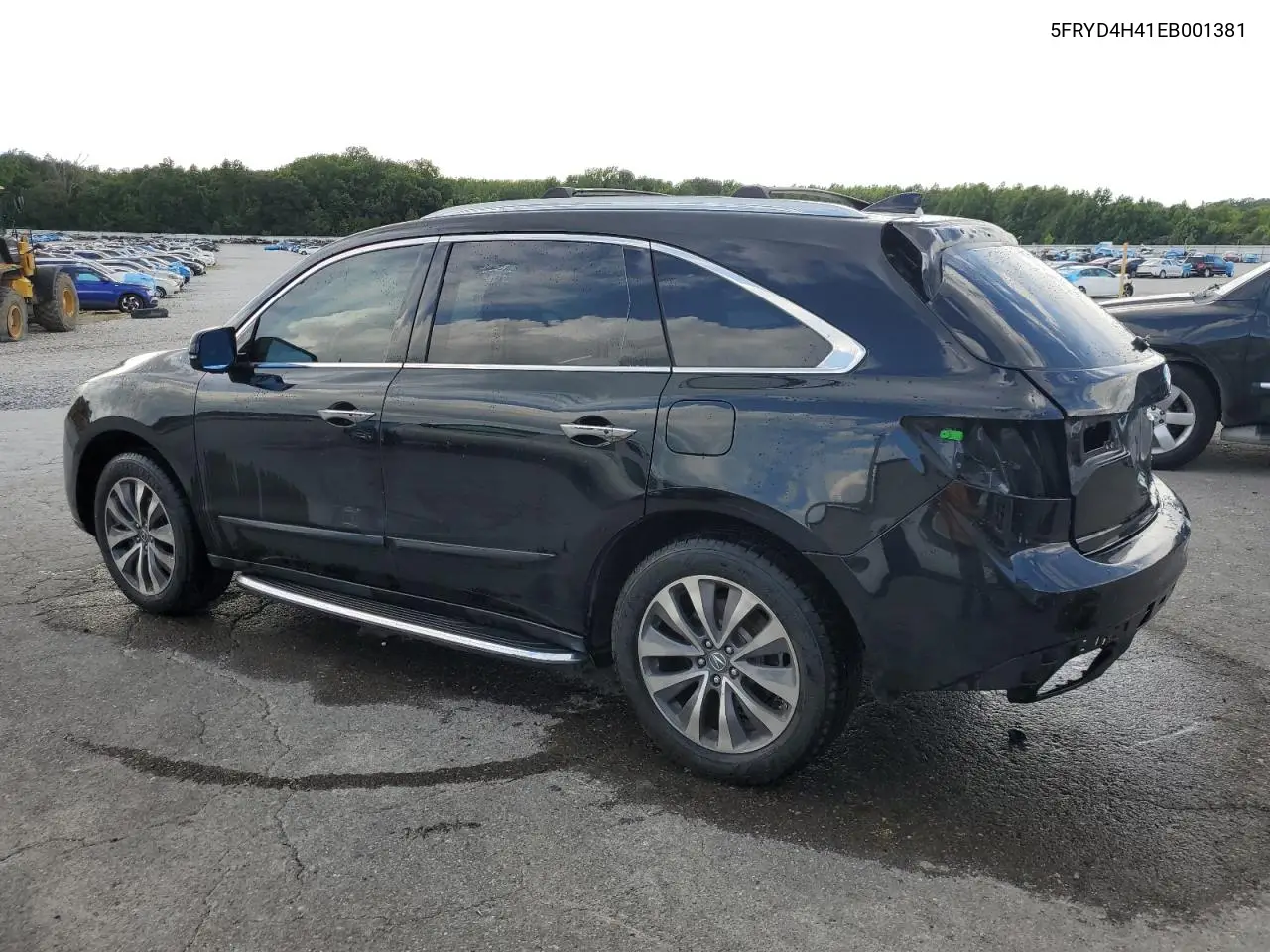 2014 Acura Mdx Technology VIN: 5FRYD4H41EB001381 Lot: 60638525