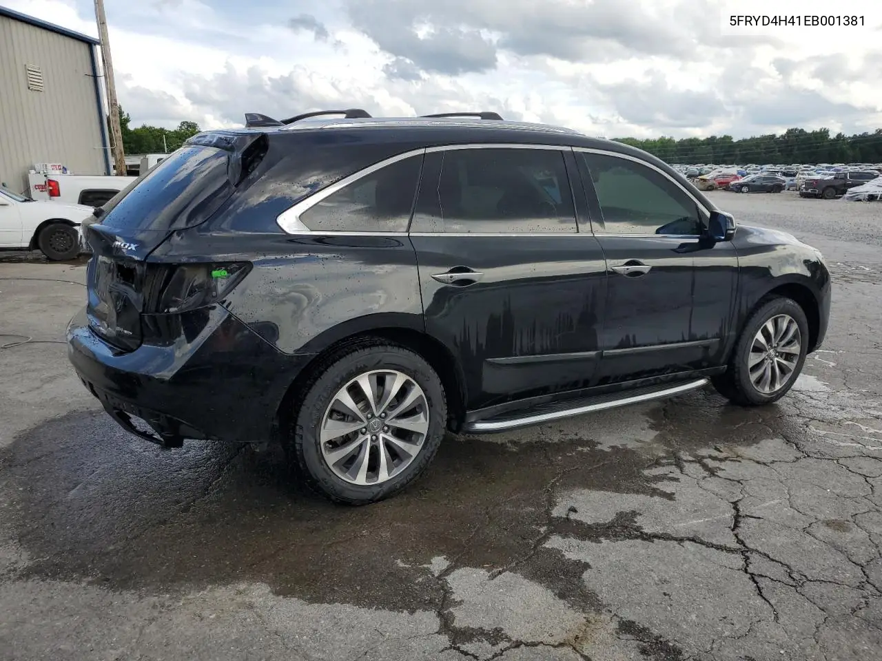 2014 Acura Mdx Technology VIN: 5FRYD4H41EB001381 Lot: 60638525
