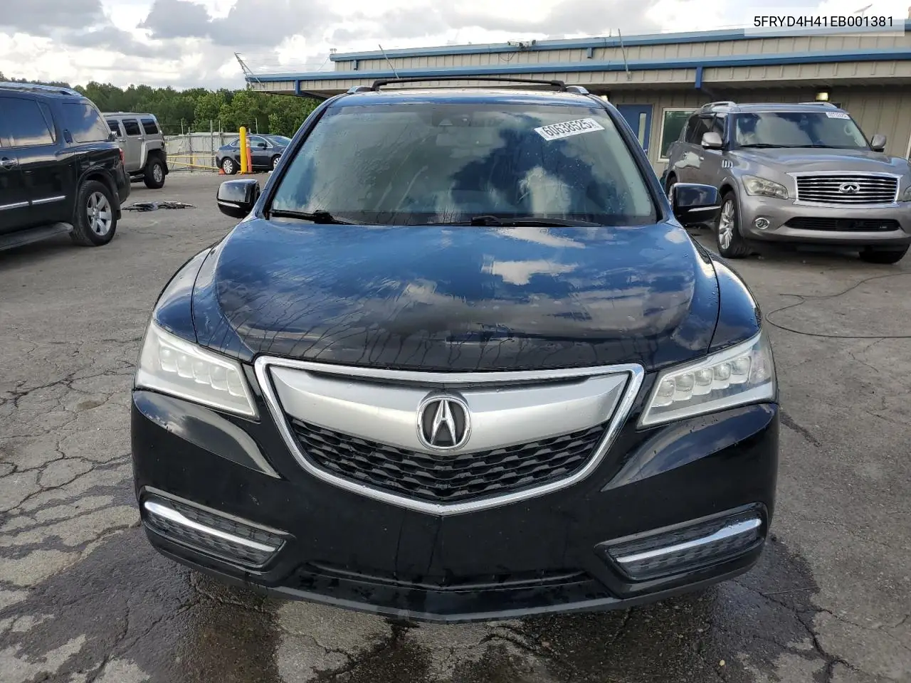 2014 Acura Mdx Technology VIN: 5FRYD4H41EB001381 Lot: 60638525