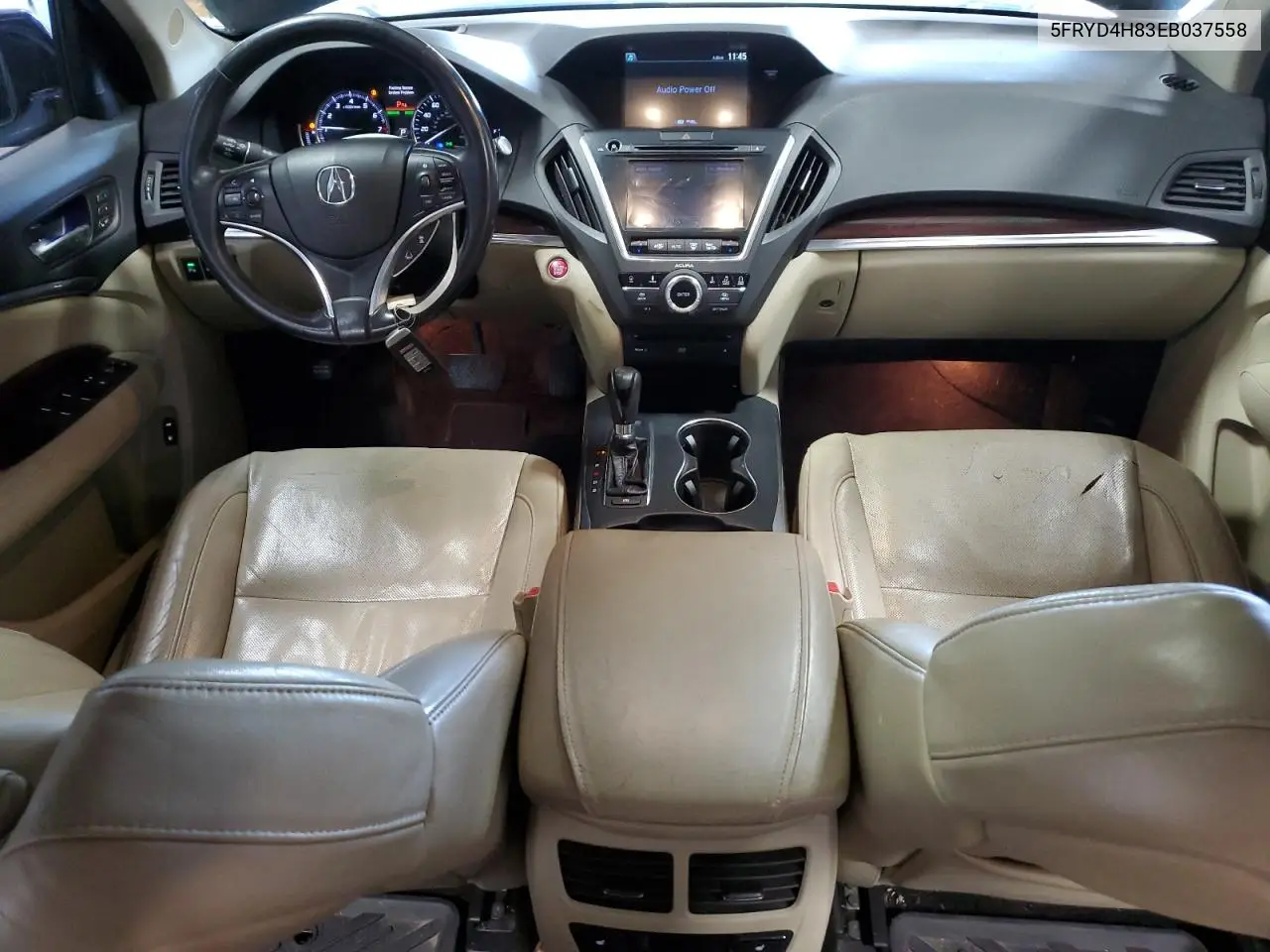 2014 Acura Mdx Advance VIN: 5FRYD4H83EB037558 Lot: 60697445