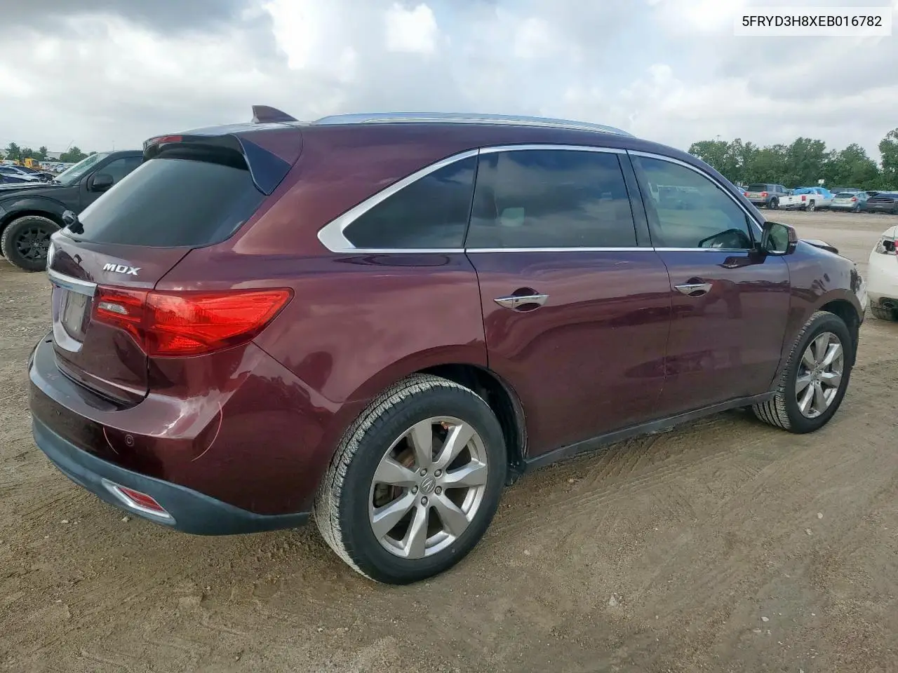 2014 Acura Mdx Advance VIN: 5FRYD3H8XEB016782 Lot: 60734015