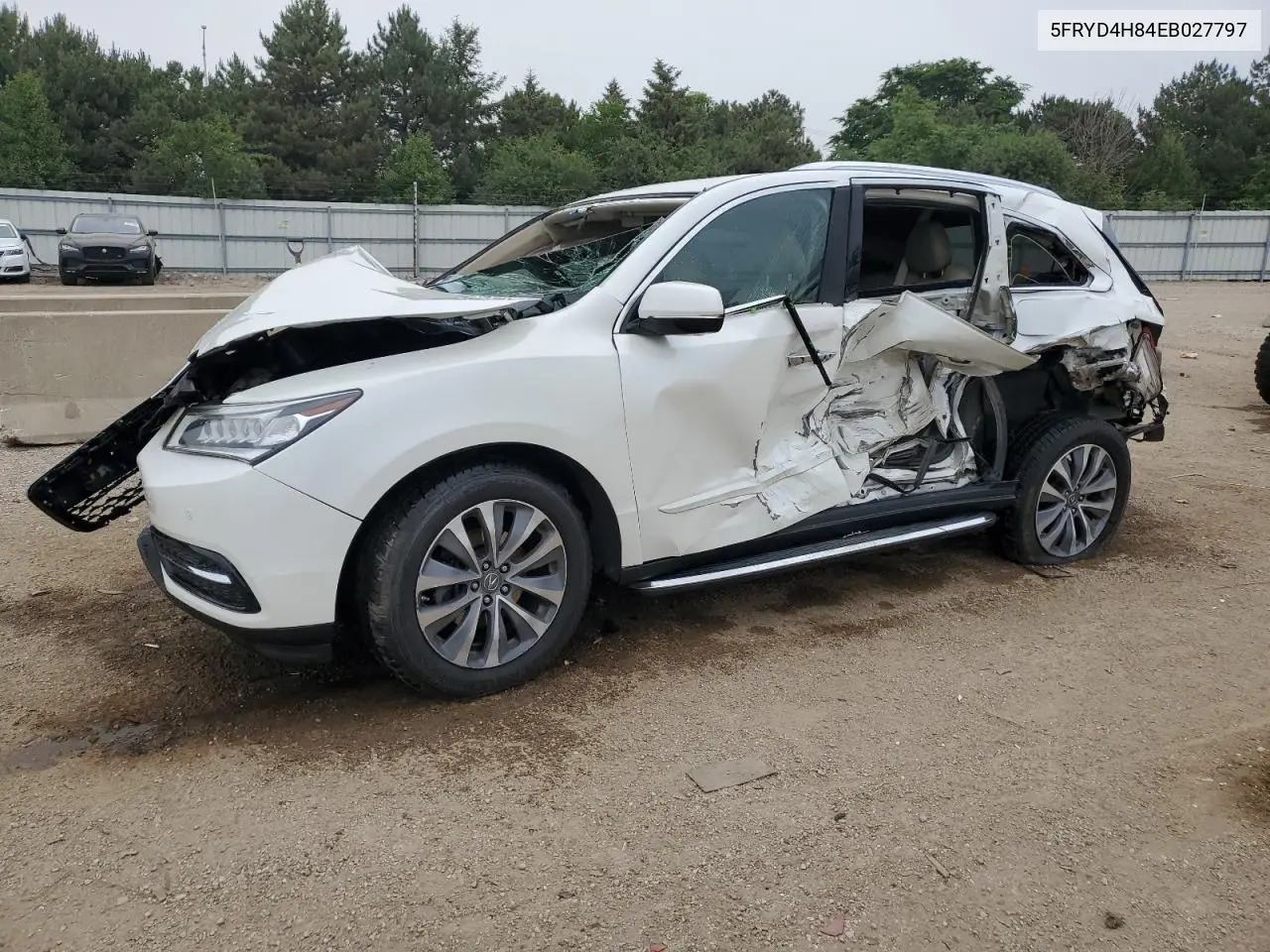 2014 Acura Mdx Advance VIN: 5FRYD4H84EB027797 Lot: 60854935
