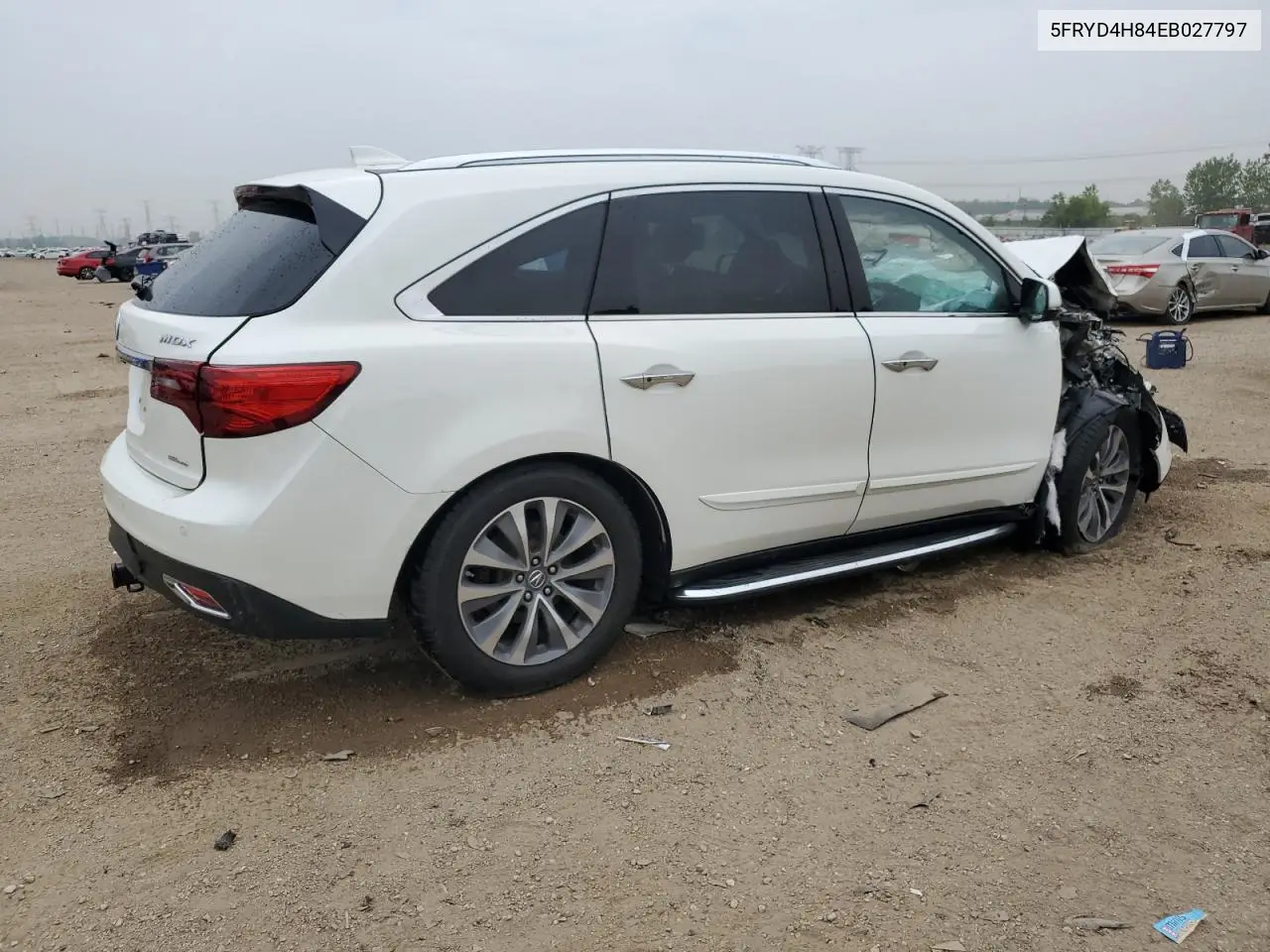 2014 Acura Mdx Advance VIN: 5FRYD4H84EB027797 Lot: 60854935