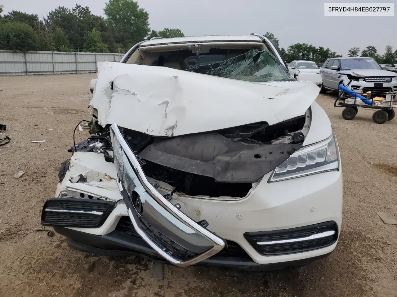 2014 Acura Mdx Advance VIN: 5FRYD4H84EB027797 Lot: 60854935