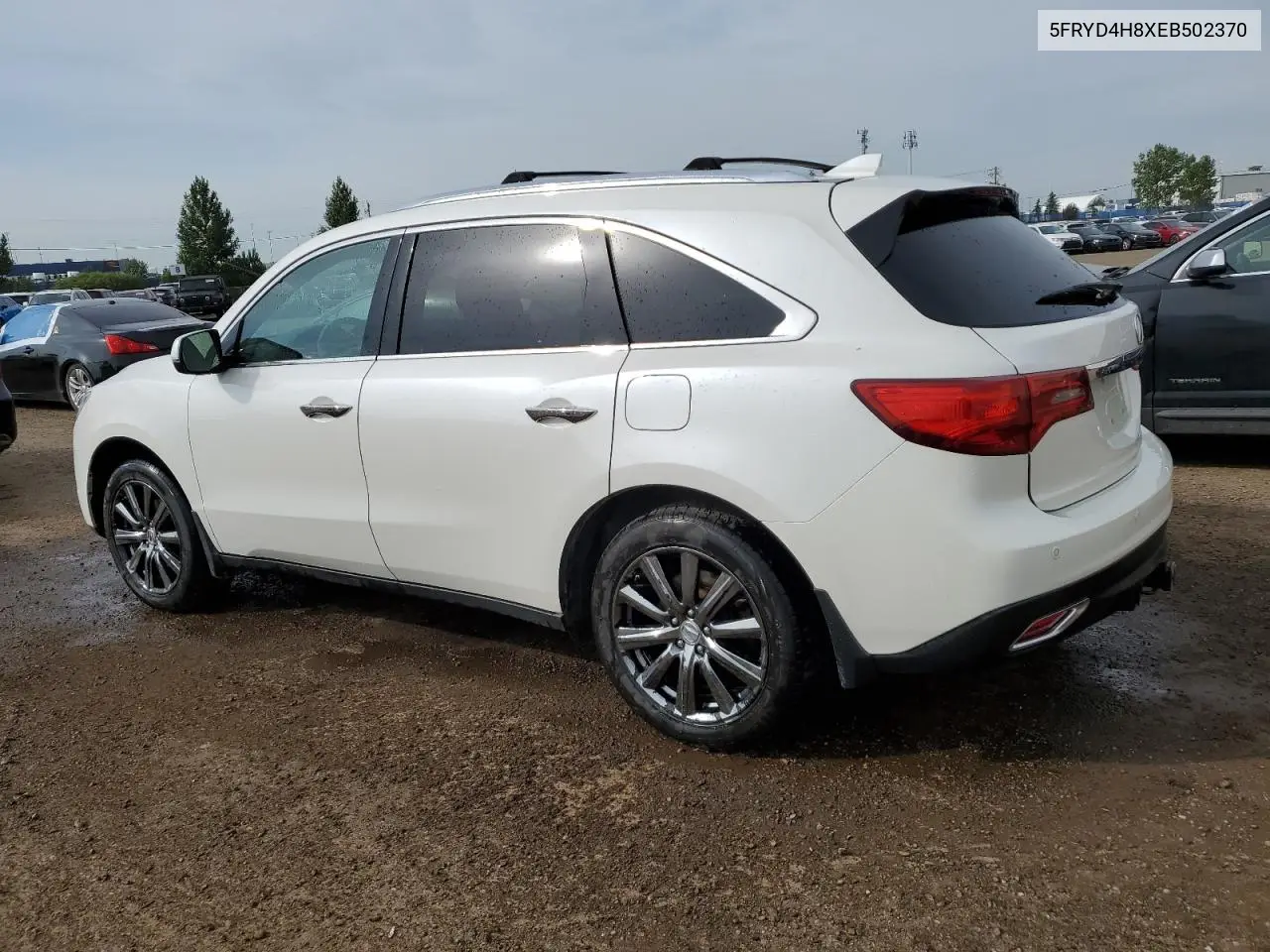 2014 Acura Mdx Advance VIN: 5FRYD4H8XEB502370 Lot: 60888335