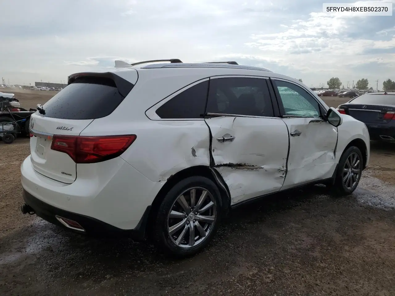 2014 Acura Mdx Advance VIN: 5FRYD4H8XEB502370 Lot: 60888335