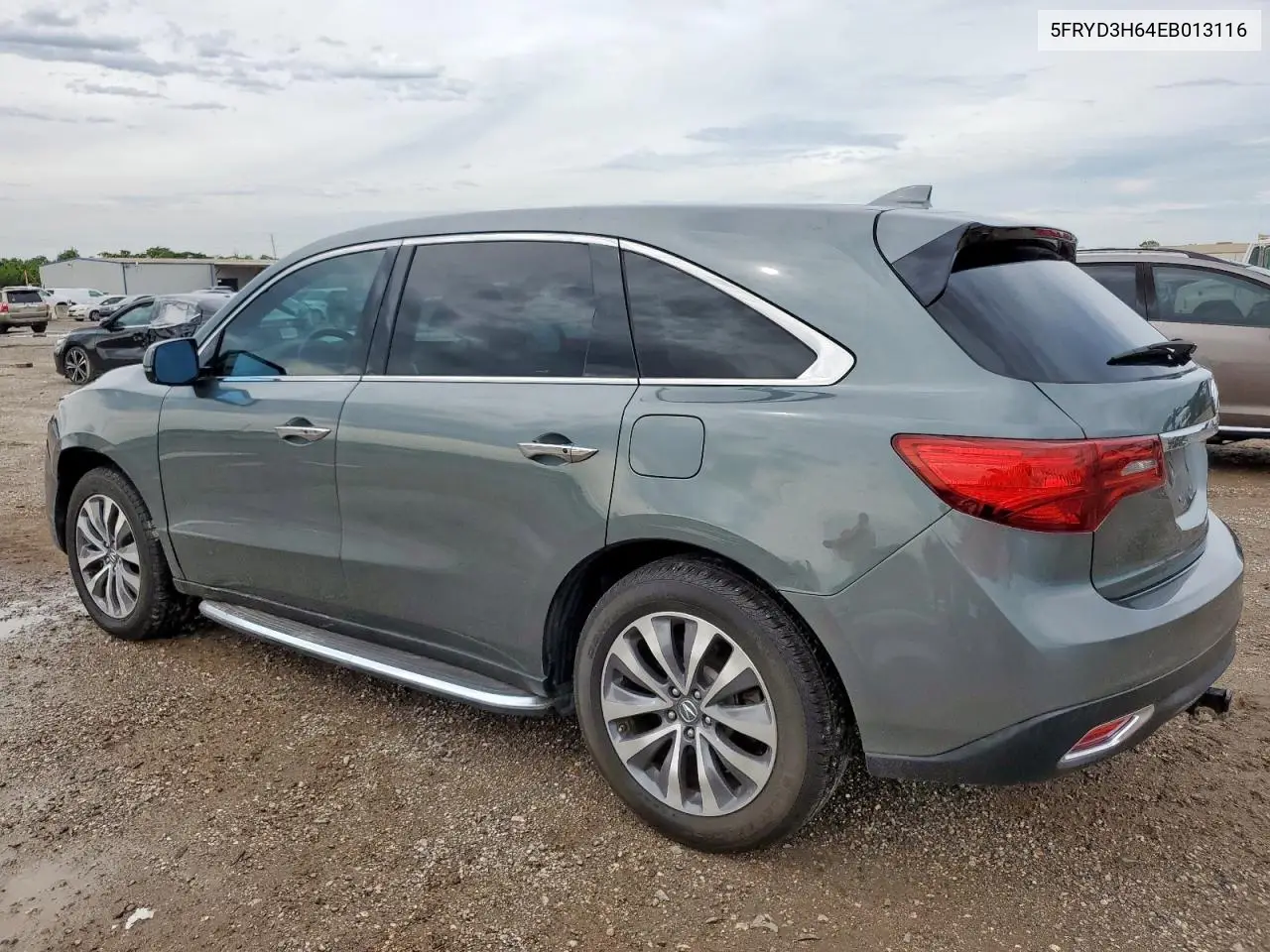 2014 Acura Mdx Technology VIN: 5FRYD3H64EB013116 Lot: 60910625