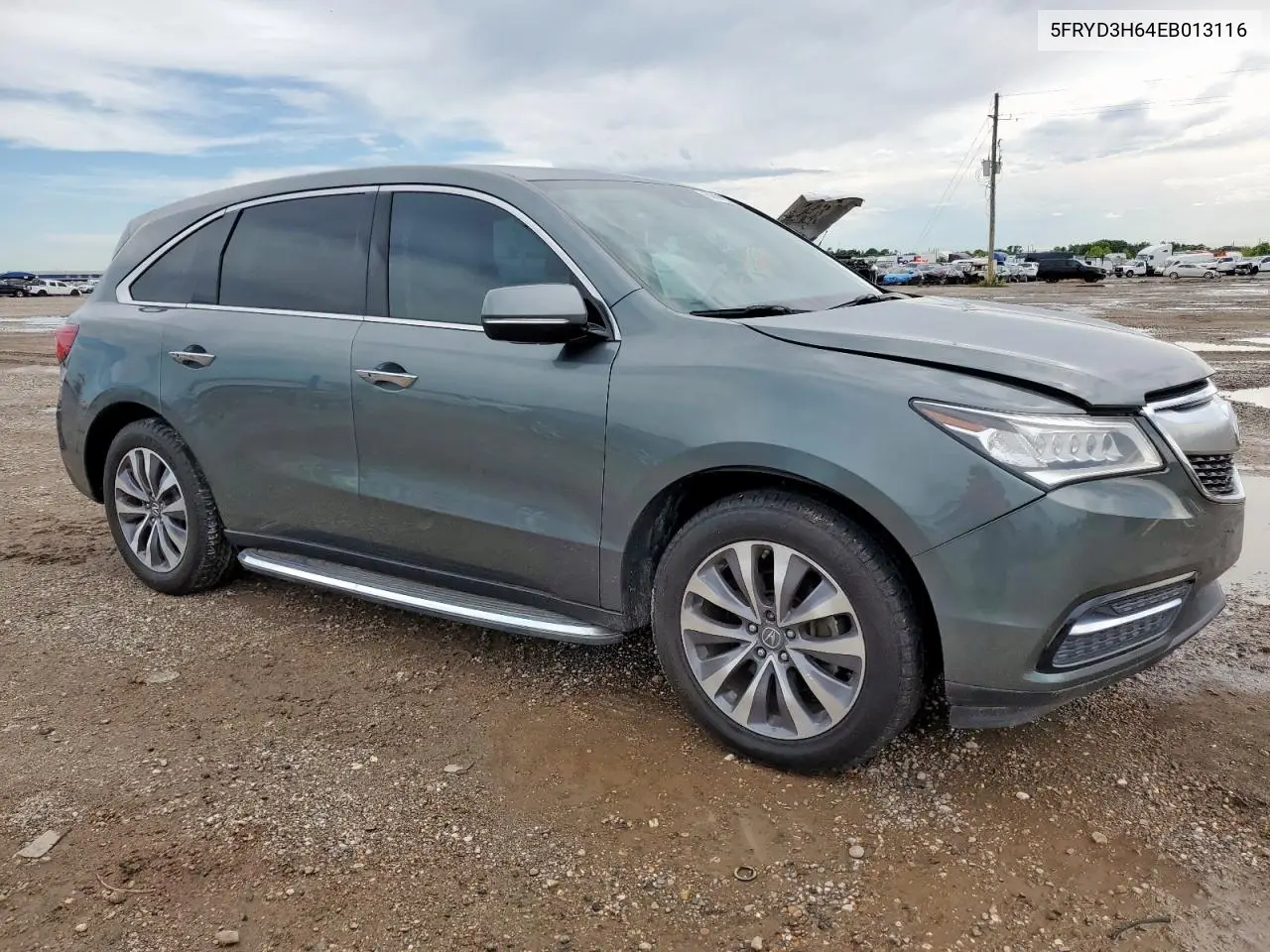 2014 Acura Mdx Technology VIN: 5FRYD3H64EB013116 Lot: 60910625