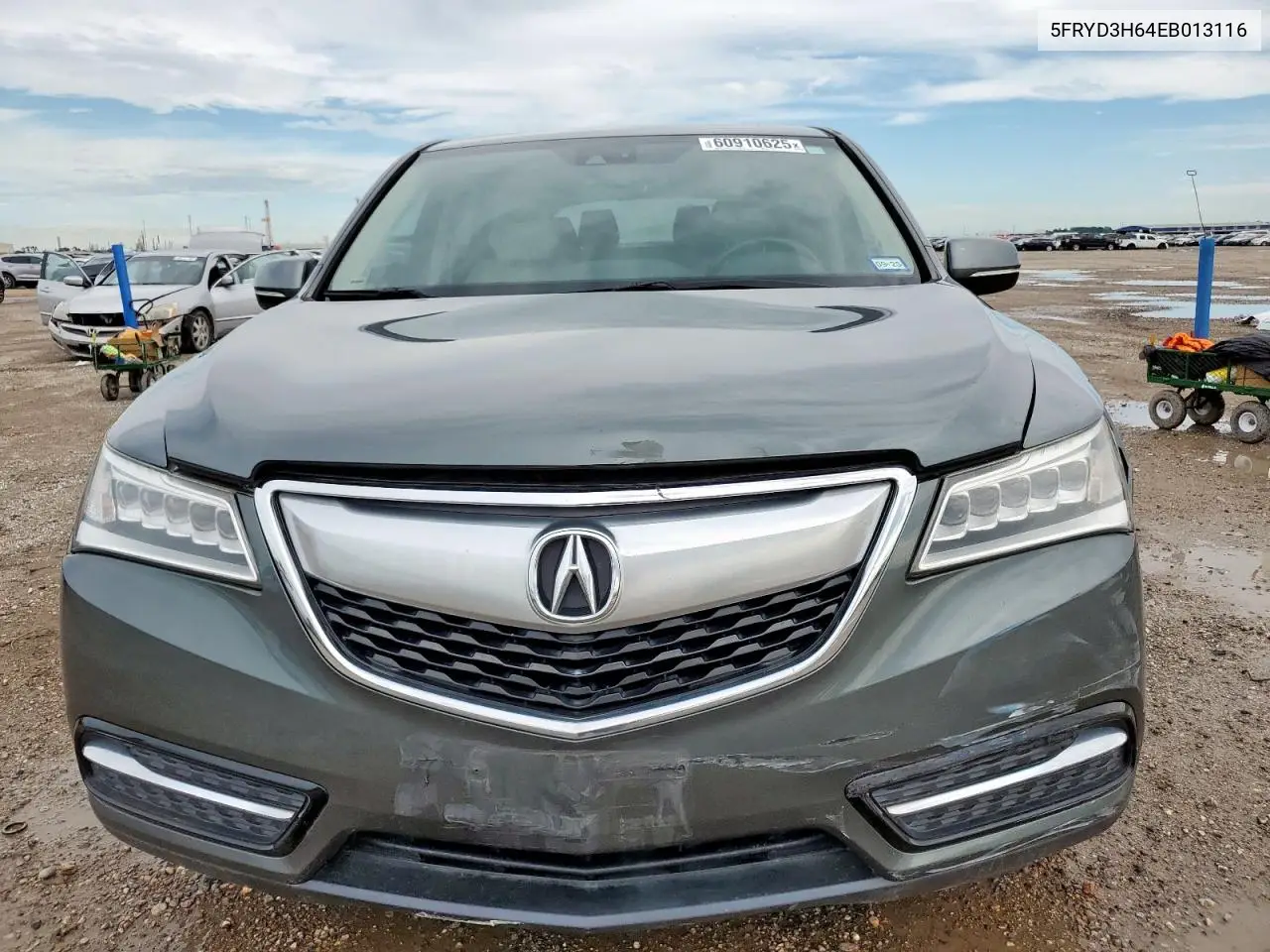 2014 Acura Mdx Technology VIN: 5FRYD3H64EB013116 Lot: 60910625