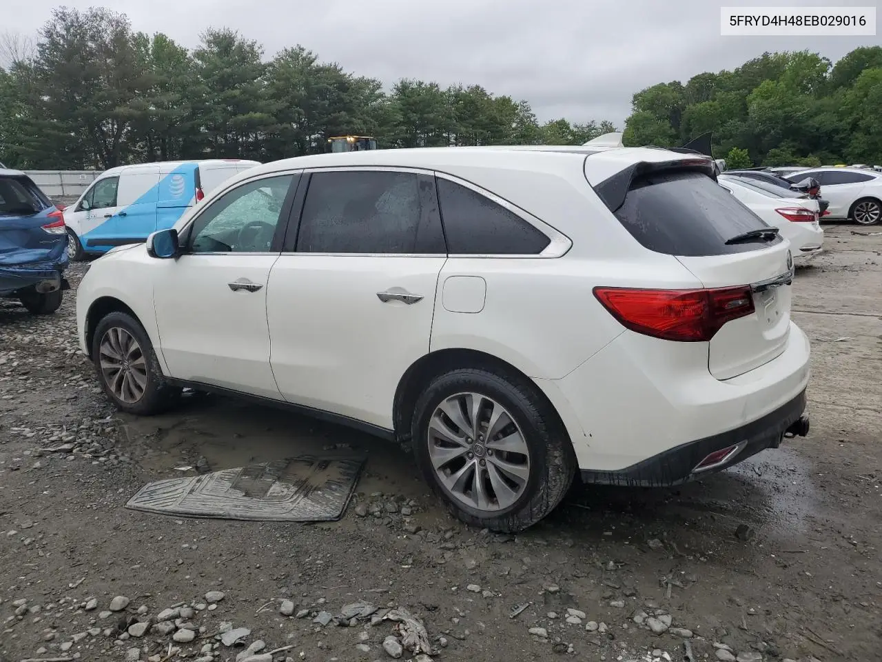2014 Acura Mdx Technology VIN: 5FRYD4H48EB029016 Lot: 60973925