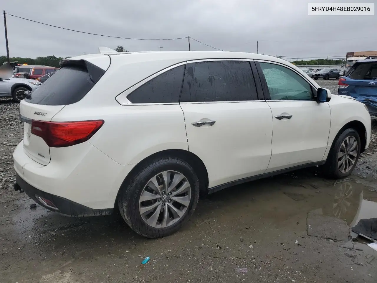 2014 Acura Mdx Technology VIN: 5FRYD4H48EB029016 Lot: 60973925