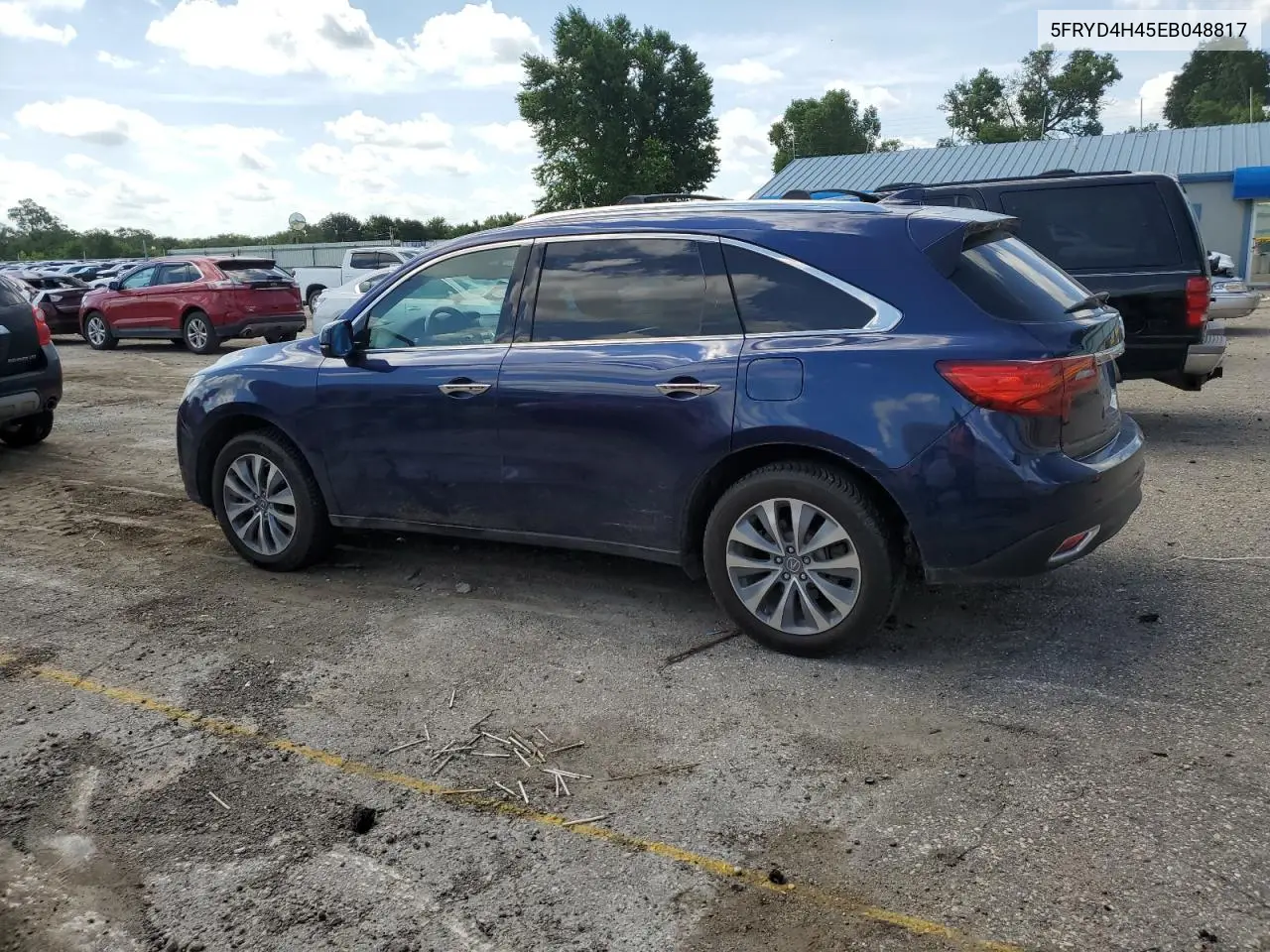 2014 Acura Mdx Technology VIN: 5FRYD4H45EB048817 Lot: 60979445