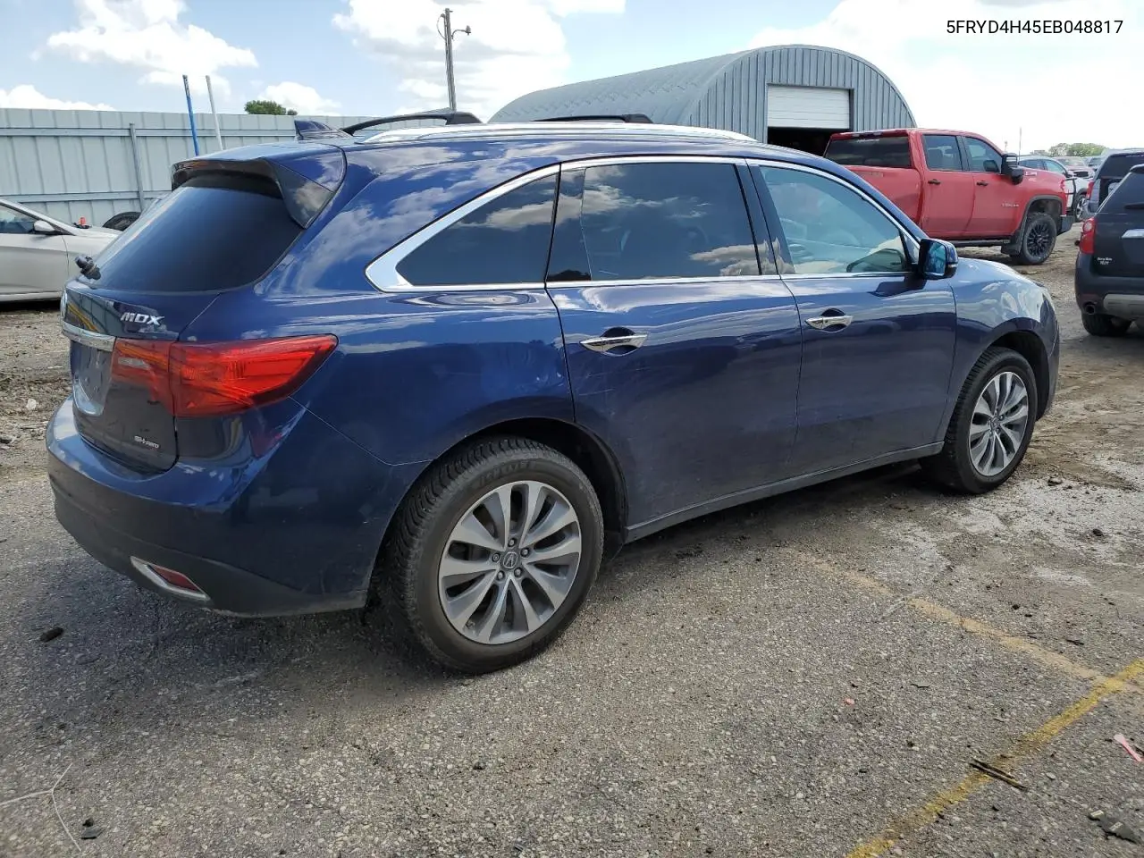 2014 Acura Mdx Technology VIN: 5FRYD4H45EB048817 Lot: 60979445