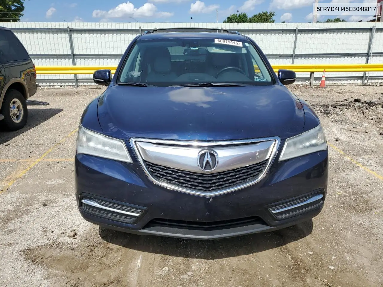 2014 Acura Mdx Technology VIN: 5FRYD4H45EB048817 Lot: 60979445