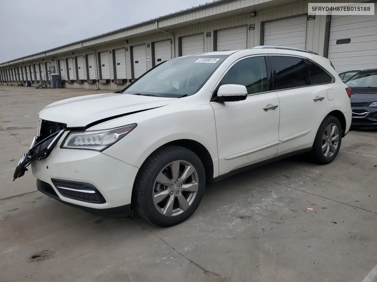 2014 Acura Mdx Advance VIN: 5FRYD4H87EB015188 Lot: 61088075