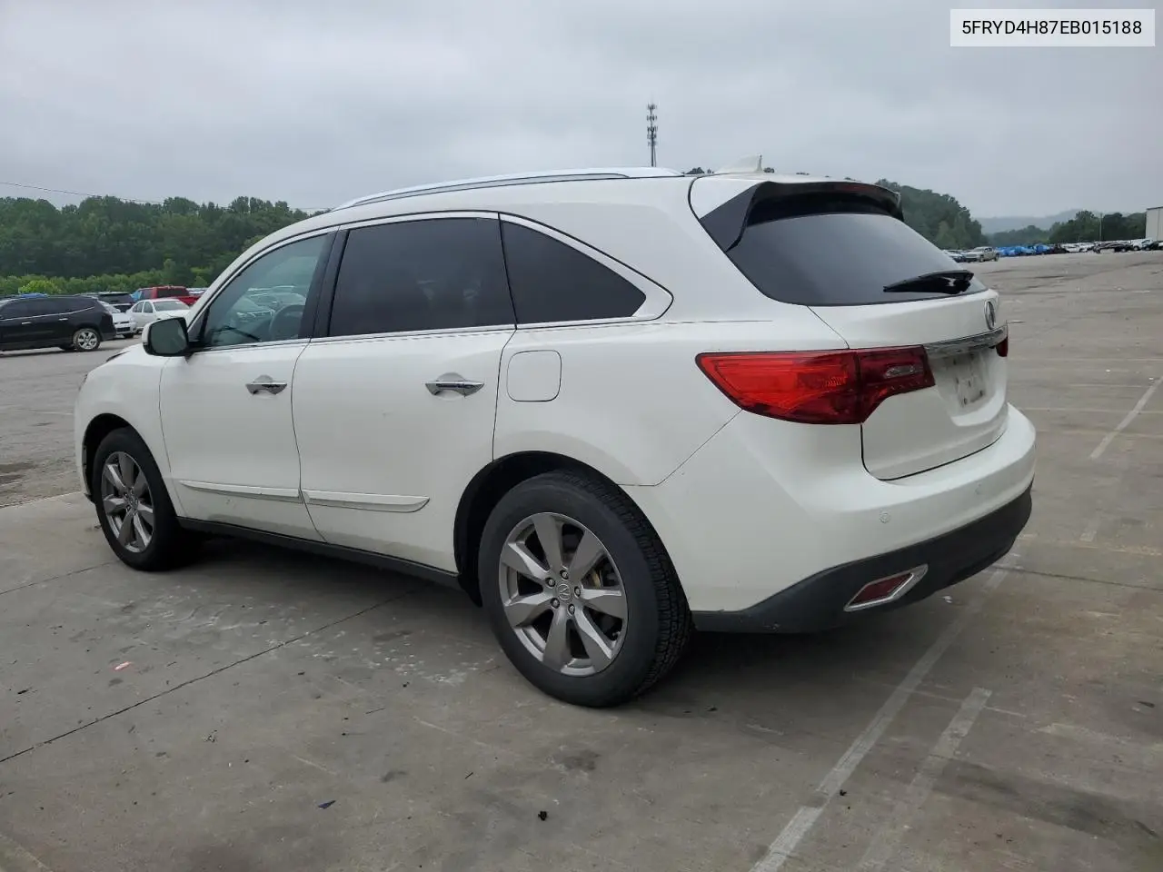 2014 Acura Mdx Advance VIN: 5FRYD4H87EB015188 Lot: 61088075