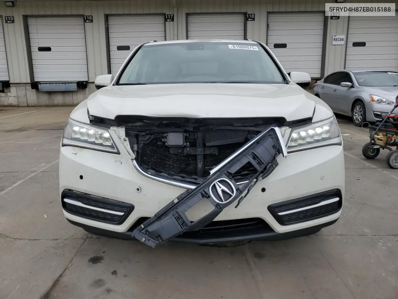 2014 Acura Mdx Advance VIN: 5FRYD4H87EB015188 Lot: 61088075