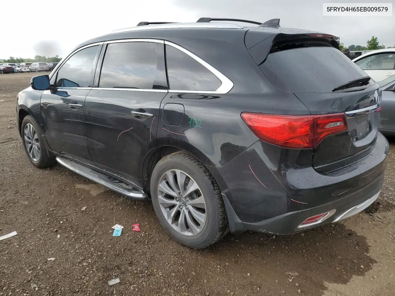 2014 Acura Mdx Technology VIN: 5FRYD4H65EB009579 Lot: 61182535