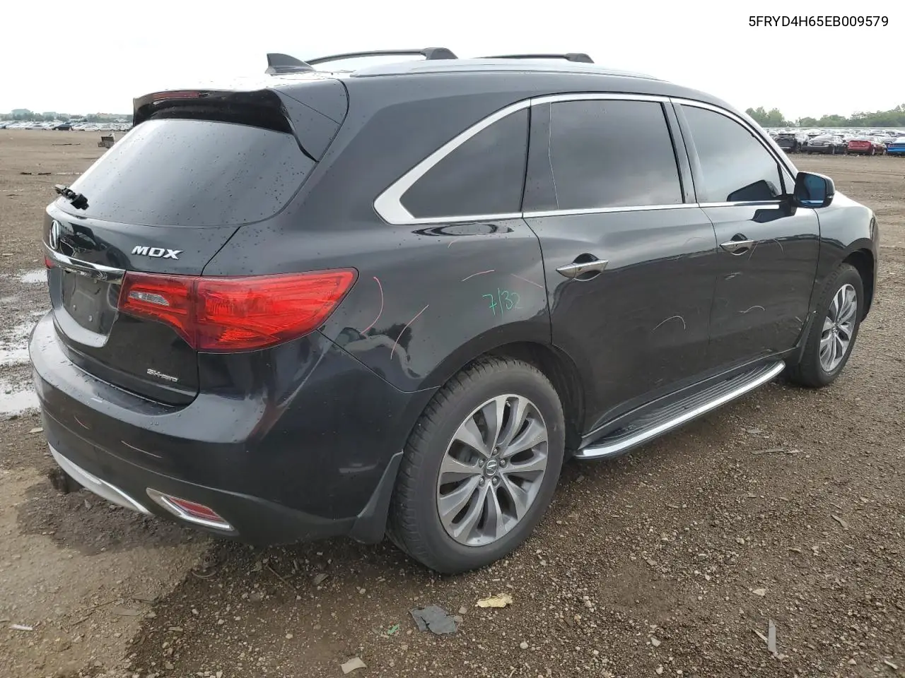 2014 Acura Mdx Technology VIN: 5FRYD4H65EB009579 Lot: 61182535