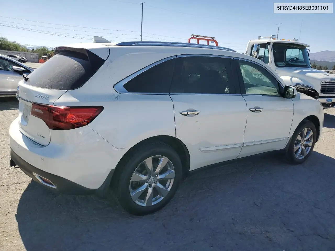 2014 Acura Mdx Advance VIN: 5FRYD4H85EB031101 Lot: 61410285
