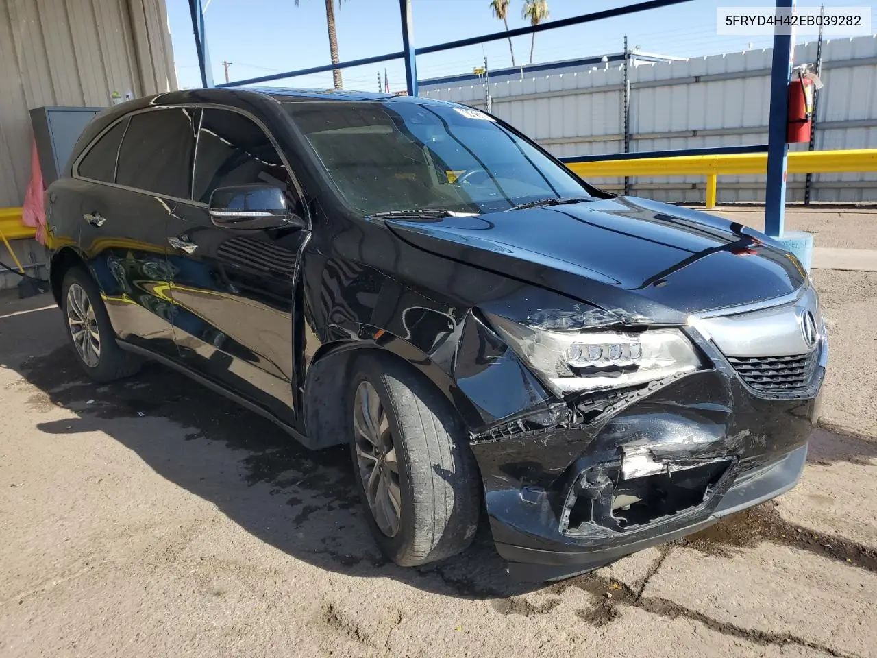 2014 Acura Mdx Technology VIN: 5FRYD4H42EB039282 Lot: 61421335