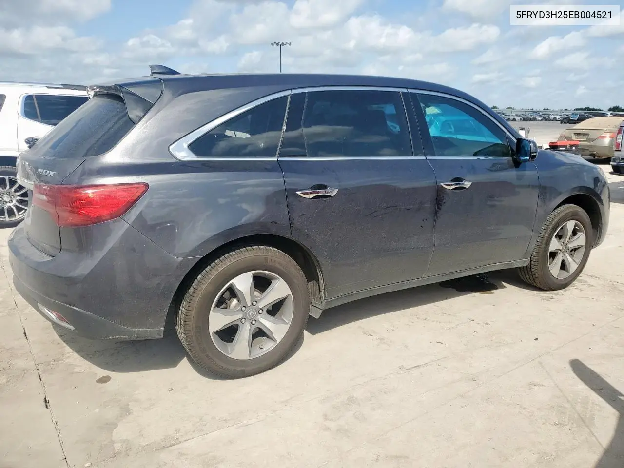 2014 Acura Mdx VIN: 5FRYD3H25EB004521 Lot: 61478705