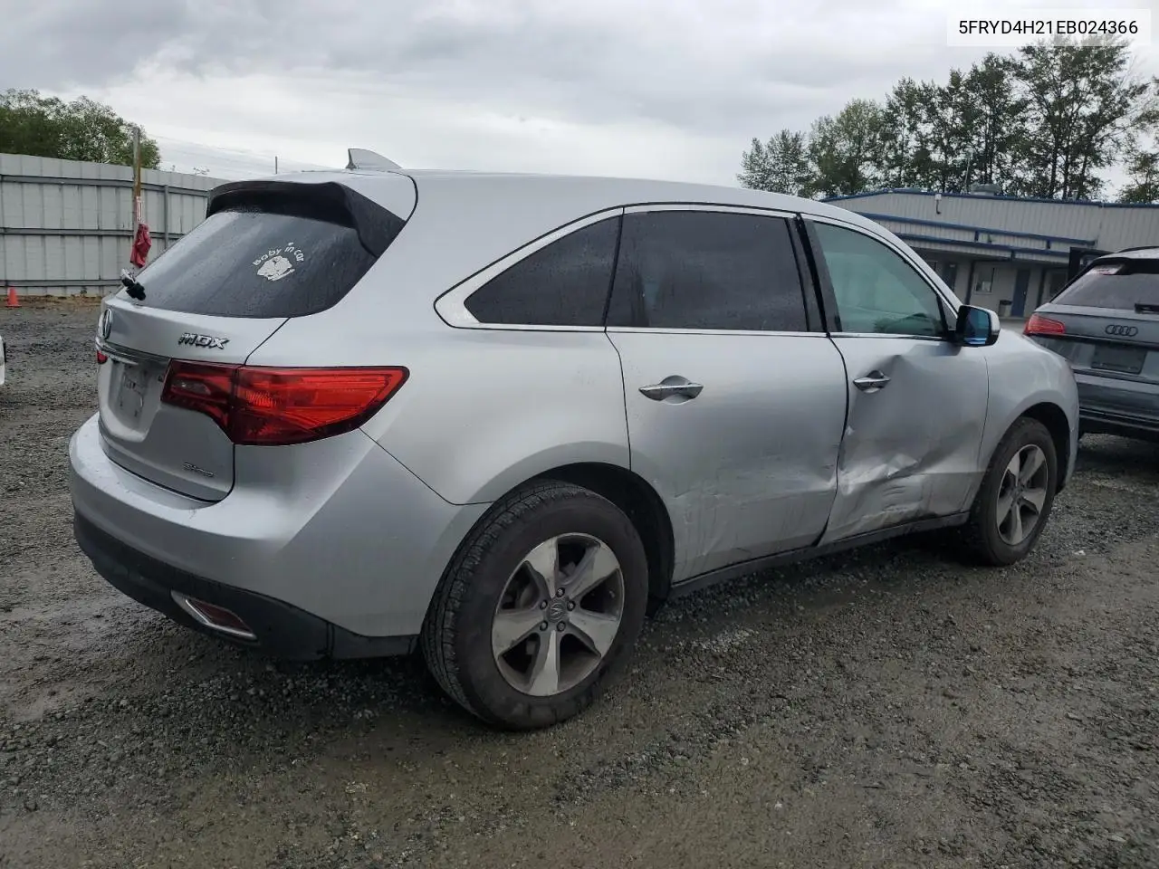 2014 Acura Mdx VIN: 5FRYD4H21EB024366 Lot: 61624225