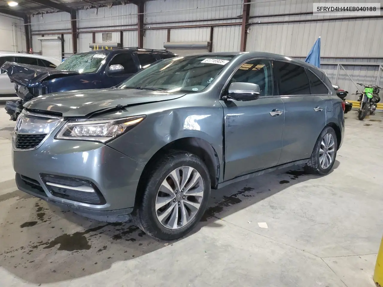 2014 Acura Mdx Technology VIN: 5FRYD4H44EB040188 Lot: 61716905