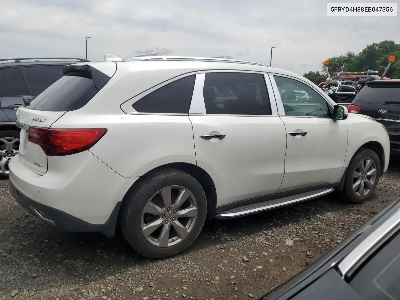 2014 Acura Mdx Advance VIN: 5FRYD4H88EB047356 Lot: 62174455