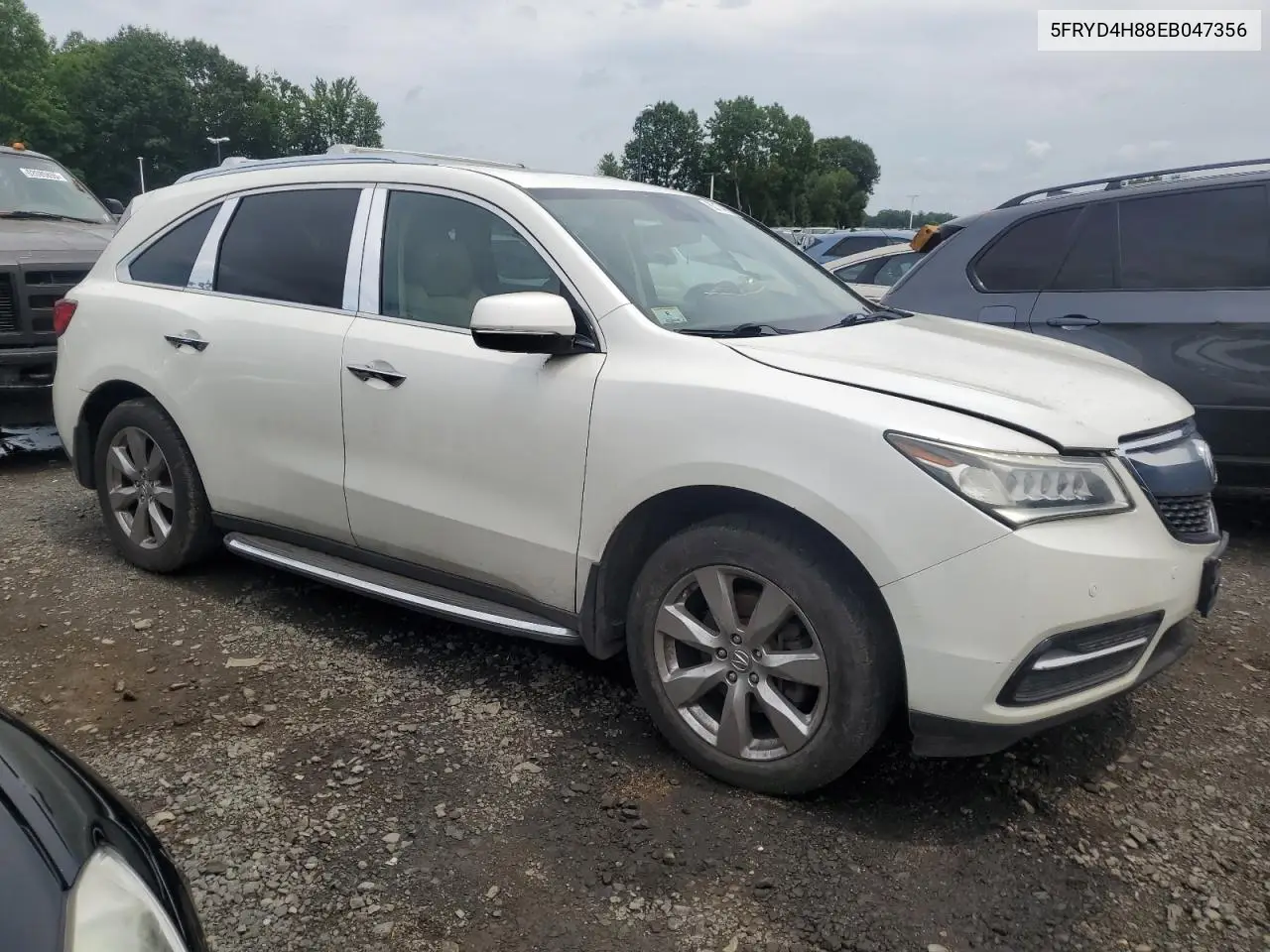 2014 Acura Mdx Advance VIN: 5FRYD4H88EB047356 Lot: 62174455