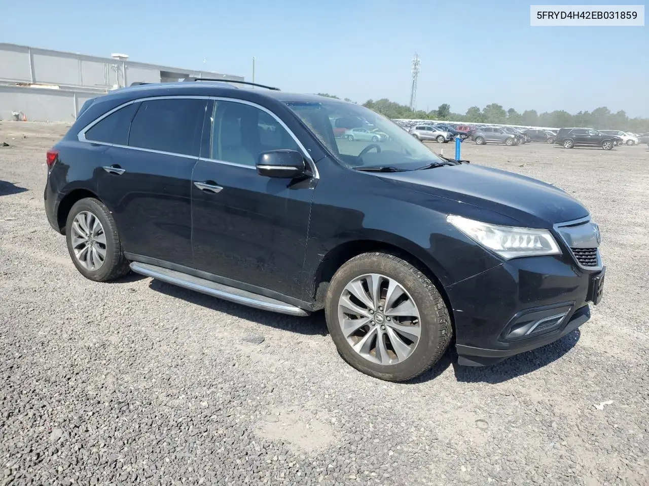 2014 Acura Mdx Technology VIN: 5FRYD4H42EB031859 Lot: 62198125