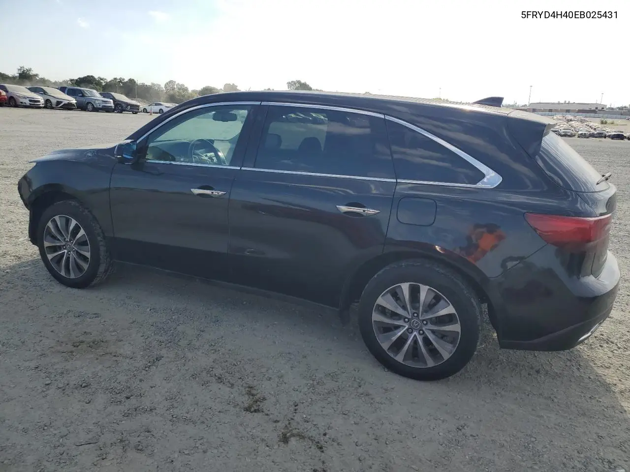 2014 Acura Mdx Technology VIN: 5FRYD4H40EB025431 Lot: 62421465