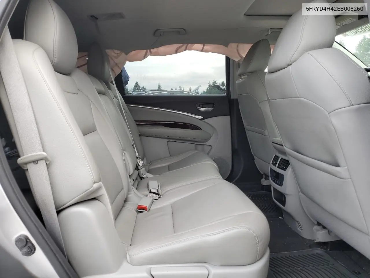 2014 Acura Mdx Technology VIN: 5FRYD4H42EB008260 Lot: 62508895