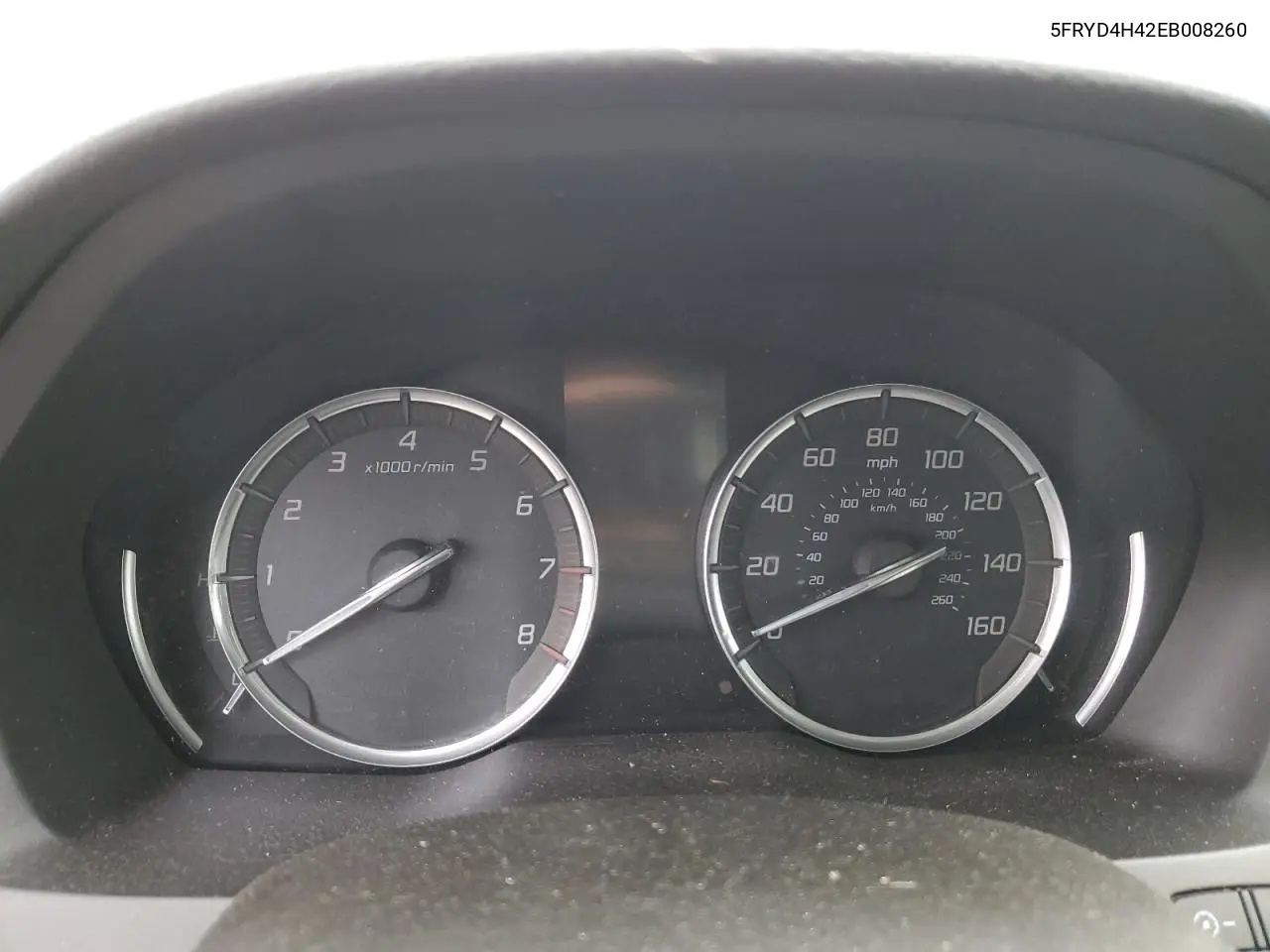 2014 Acura Mdx Technology VIN: 5FRYD4H42EB008260 Lot: 62508895