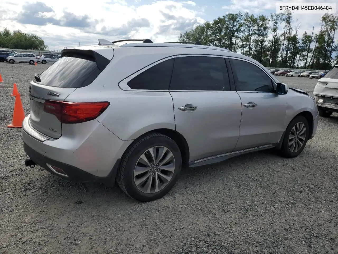 2014 Acura Mdx Technology VIN: 5FRYD4H45EB046484 Lot: 62591905